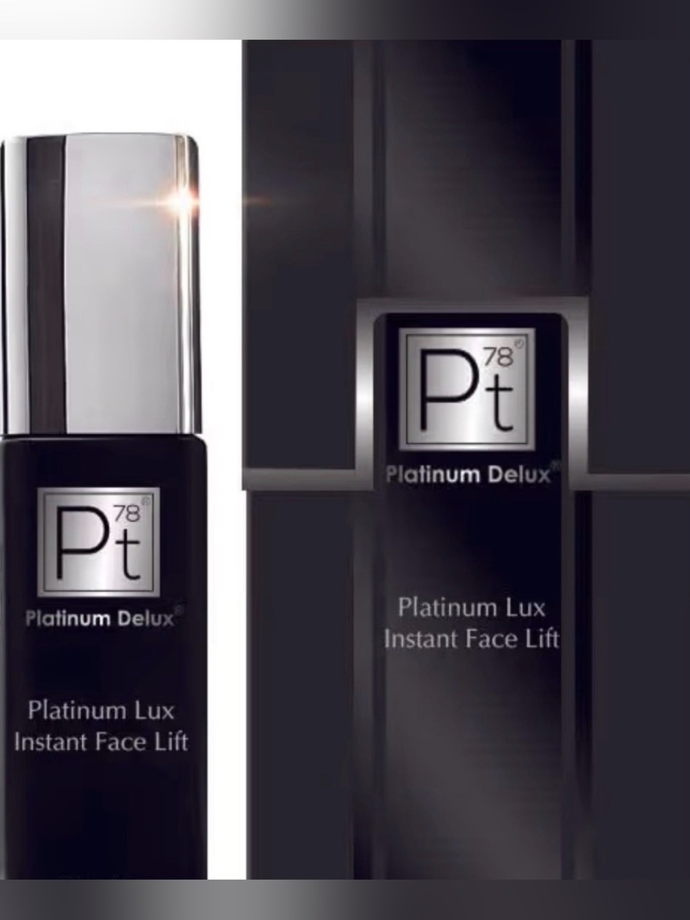 Platinum Delux Pt78 Platinum Lux Instant Face Lift - New In Box 40ml.$150 msrp